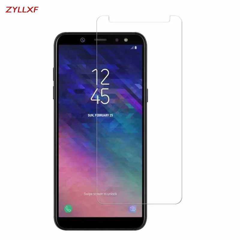 2 шт./лот защитная пленка из закаленного стекла для Samsung Galaxy A6 2018 9H 2.5D 5 6 дюймов на