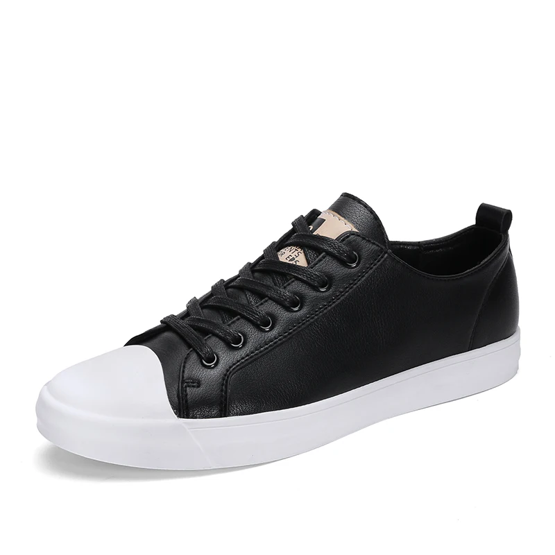 New High Quality Leather Men Classic Style Shoes Spring&ampautumn Casual Low Top Man Designer Luxury Footwear | Обувь