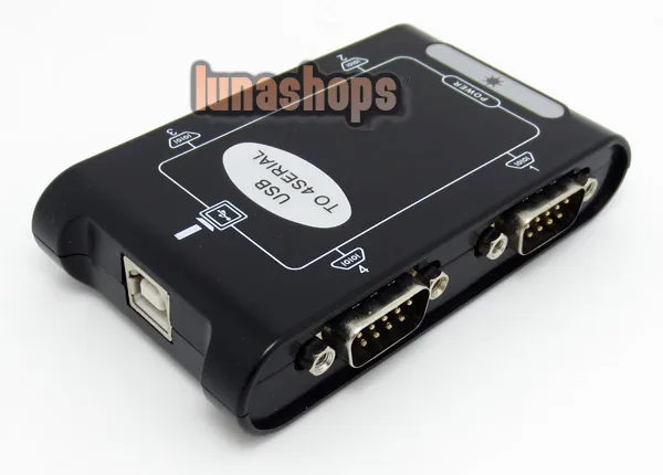 LN003072 uSB 2 0 в 4 порта RS232 DB9 9 Pin COM последовательный адаптер конвертер контроллер