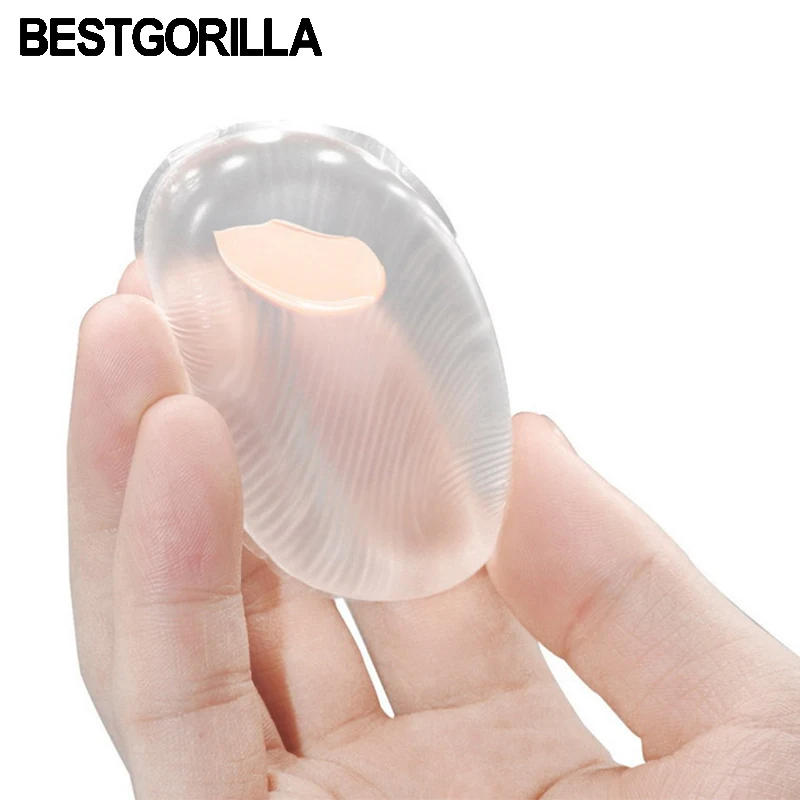 Силиконовый косметический пуф с розничной упаковкой губчатый смеситель спонж