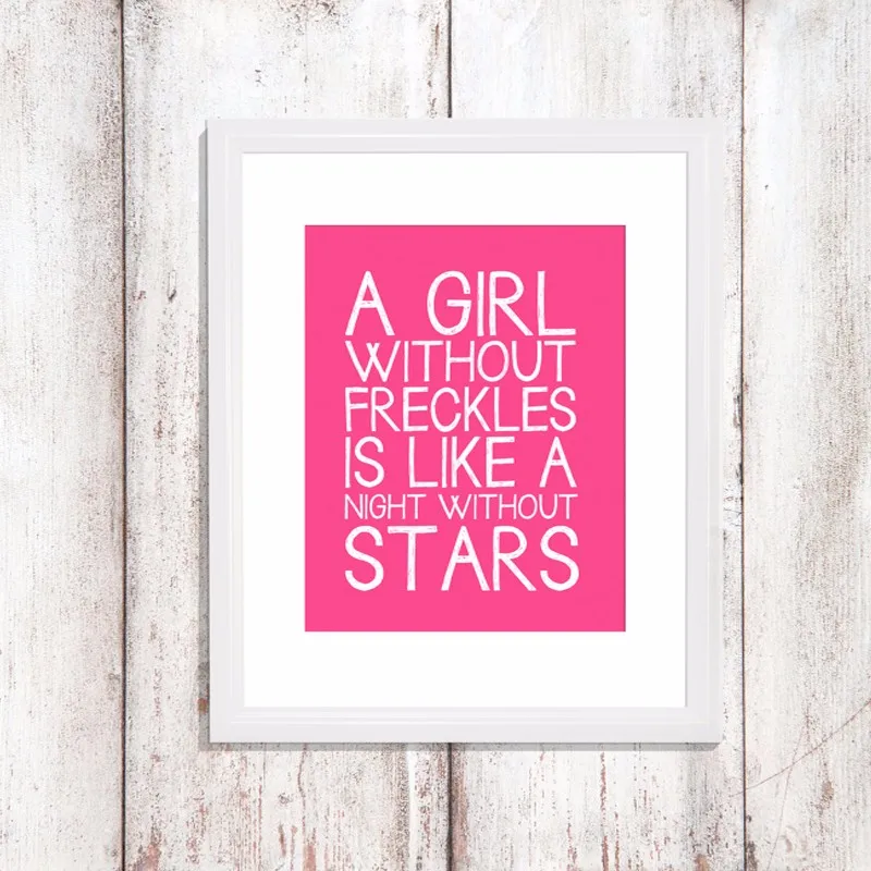 Девушка без веснушек похожа на ночь звезд детская комната искусство метро