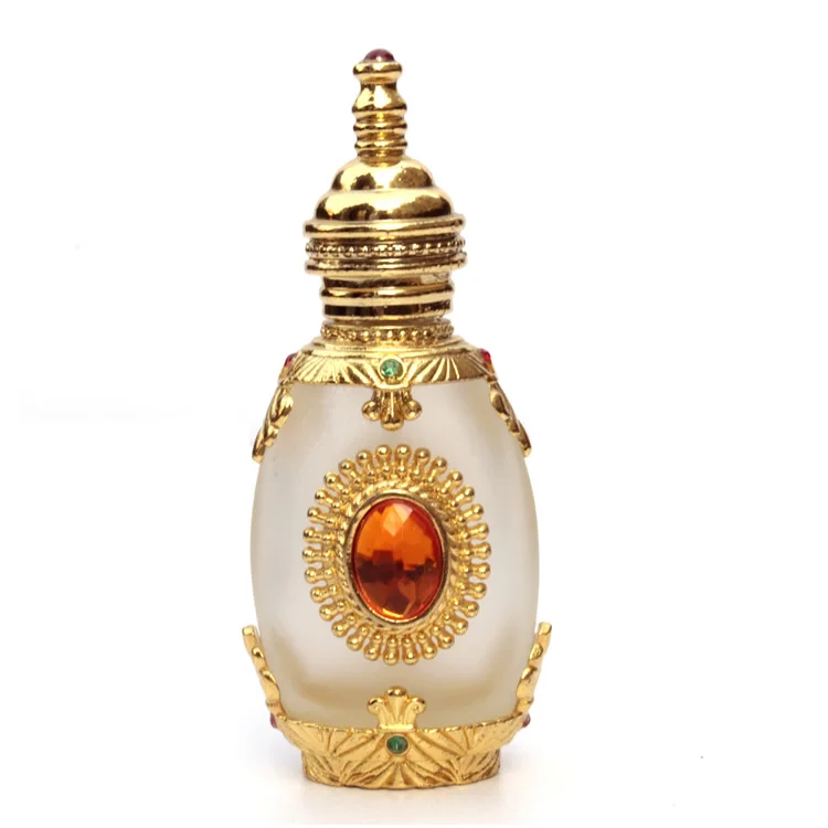 2pcslot High Quality Gold Middle East Essential Bottle For Oils Perfume Empty Glass Wedding Decor | Красота и здоровье