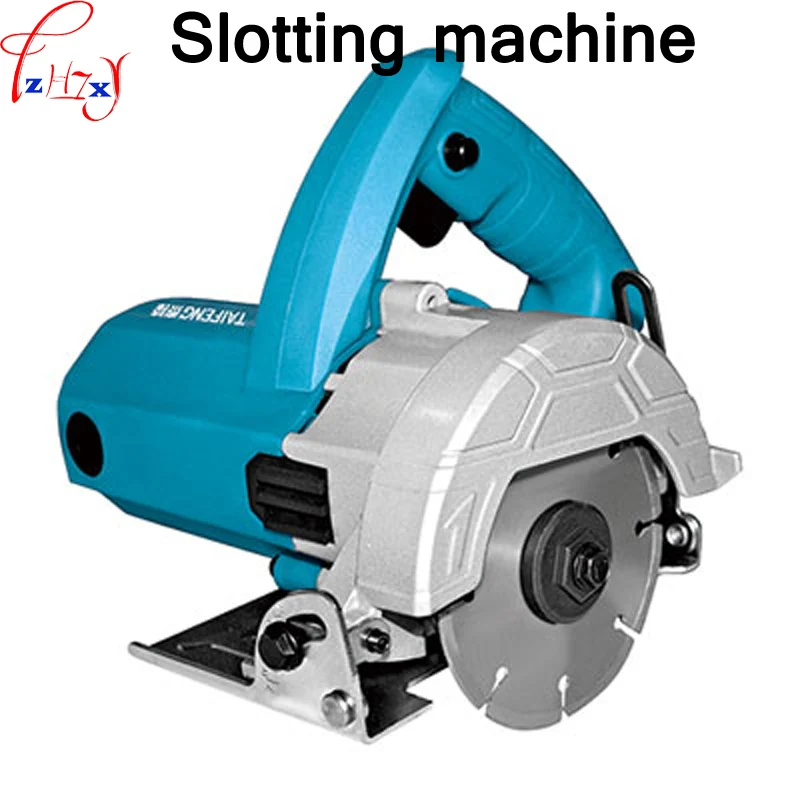 

High power multi-function stone cutting grooving machine wood slanting Angle marble grooving machine 220V 1200W