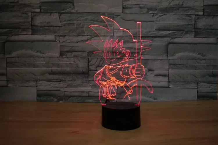 Led Toysl фигурка 3D настольная лампа фигурки мяч Z черные забавные diy игрушки | Игрушки