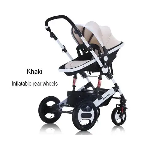 Dragon baby детская коляска, Dragon baby 2 в 1, коляска трансформер - Цвет: Khaki
