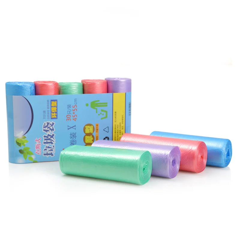 5Roll 45X55cm 5 рулонов(20 шт/рулон) хорошее качество, утолщенный кухонный мусор, мешки для мусора, ведро для мусора, мусорное ведро, бытовые инструменты для уборки 45x55 см - Цвет: 5Roll 45X55cm