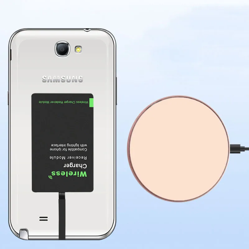 Беспроводное зарядное устройство приемник для iPhone 7 6 5 samsung a5 7 беспроводной зарядный приемник для Xiaomi 5 6 Redmi 4x oneplus lg