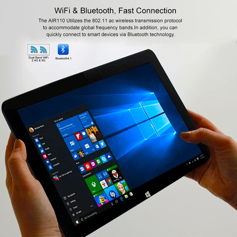 10,1 дюймовый планшетный ПК Intel Bay Trail Z3735F четырехъядерный 1280P IPS Windows 10 2 Гб RAM 32 ГБ ROM Type-C OTG Bluetooth 2 в 1 планшет