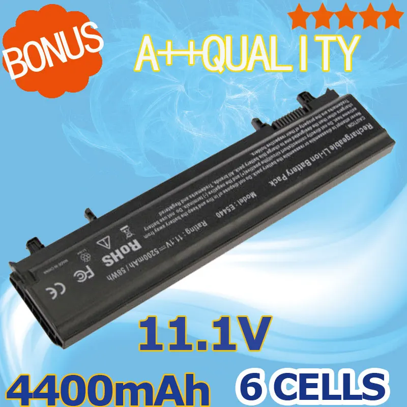 

Аккумулятор для ноутбука Dell Latitude 3K7J7 970V9 9TJ2J N5YH9 TU211 VV0NF 451-BBID 451-BBIE 451-BBIF E5440 E5540, 4400 мА · ч, 6 ячеек