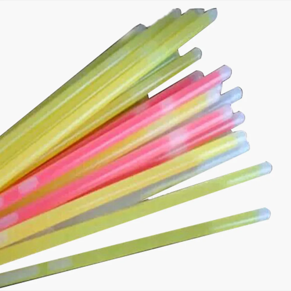 

100Pcs Multi Color Ritium Glow Sticks Bracelet Necklace Neon Party Lights for Kids Child Favors Flashing Toy Wedding Decoration