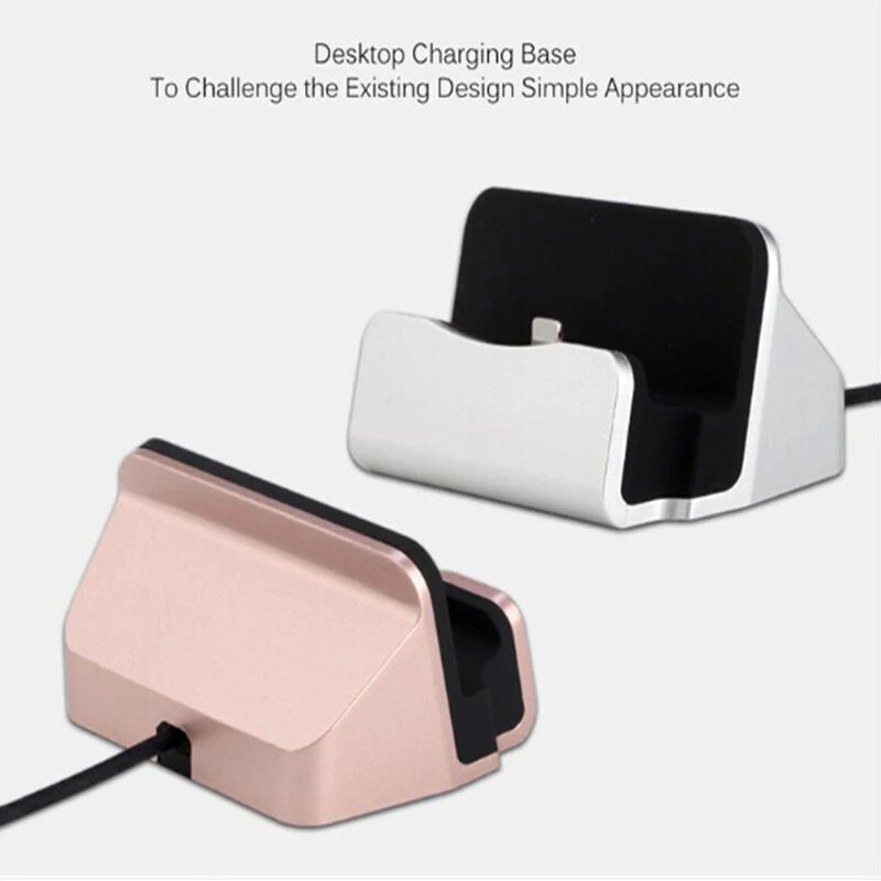 BRSUANG Micro type-C USB синхронизация данных быстрое зарядное устройство док-станция Мобильный телефон Расширение Док-станция для iPhone samsung huawei Nokia LG и т. Д