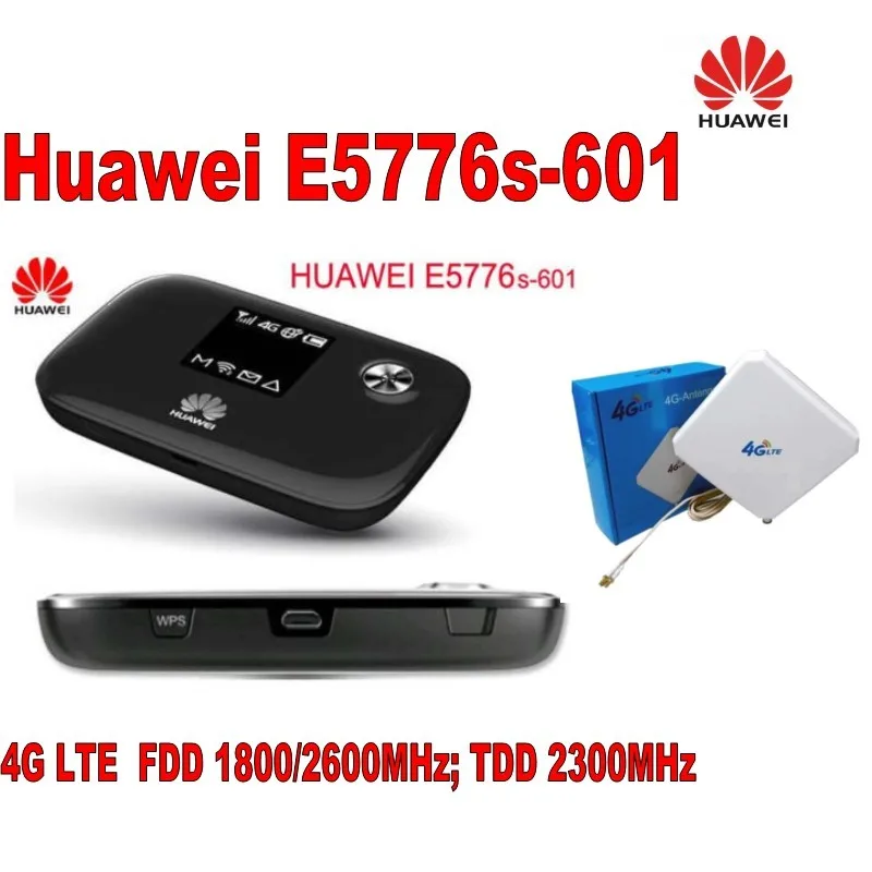 Открыл Huawei E5776 e5776s 601 150 Мбит/с Беспроводной маршрутизатор + 35dbi TS9 антенны|wireless