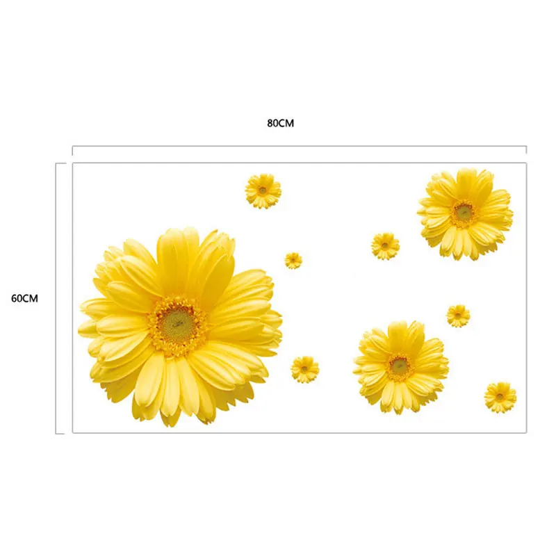Бесплатная доставка 1 комплект желтые цветы декоративные комбинированные