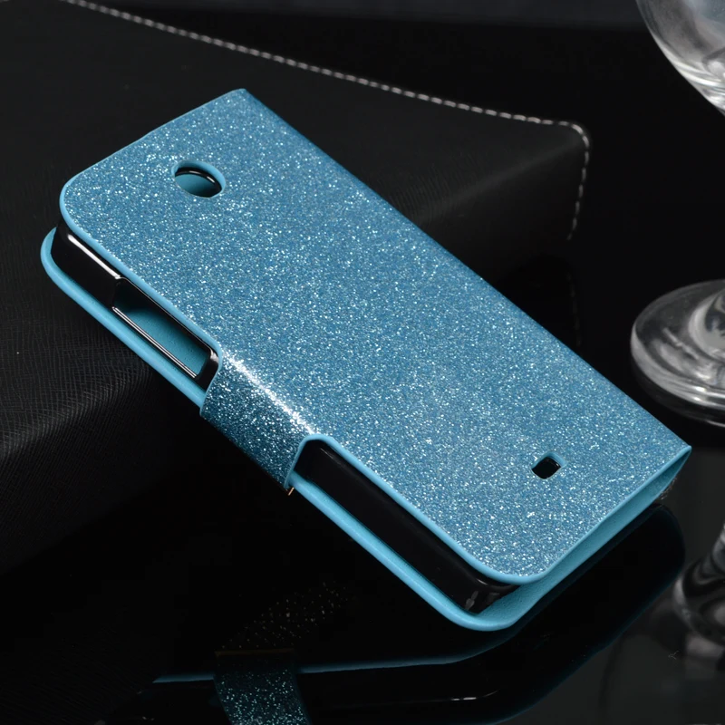 Кошелек Stander чехол для Nokia Lumia 430 PU Матовый кожаный N430 алмазов прилагается Flip |