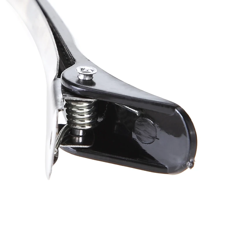 12 шт./компл. черные пластиковые профессиональные салонные зажимы для волос