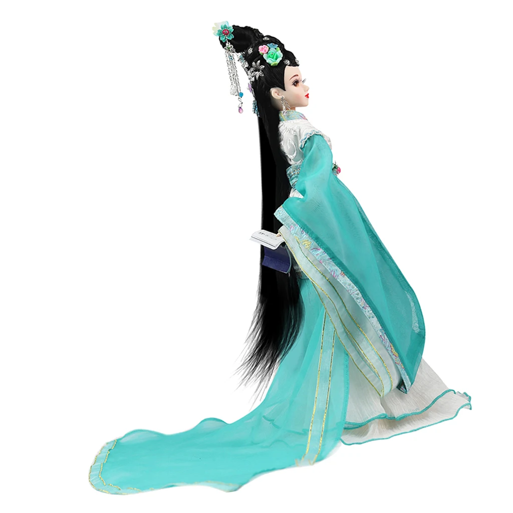 

14 Inch Chinese Ancient Doll 14 Joints Moveable Chinese Poetess Doll Kids Toy - Adorable & Realistic
