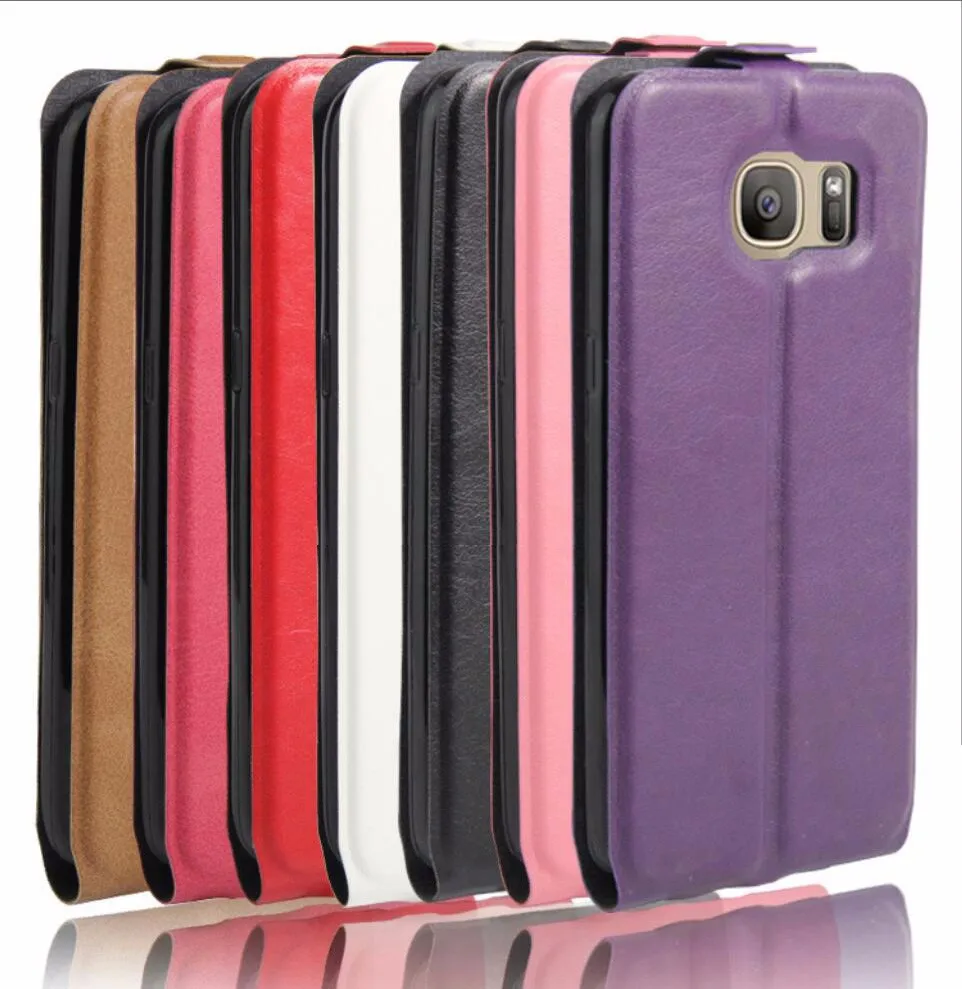 Вертикальный флип чехол из искусственной кожи в стиле ретро для iPhone 8 7 6 6S Plus 5 SE