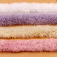 real rabbit fur ribbon tapes furry fluffy trim trimming diy home decor sewing costume crafts 1y