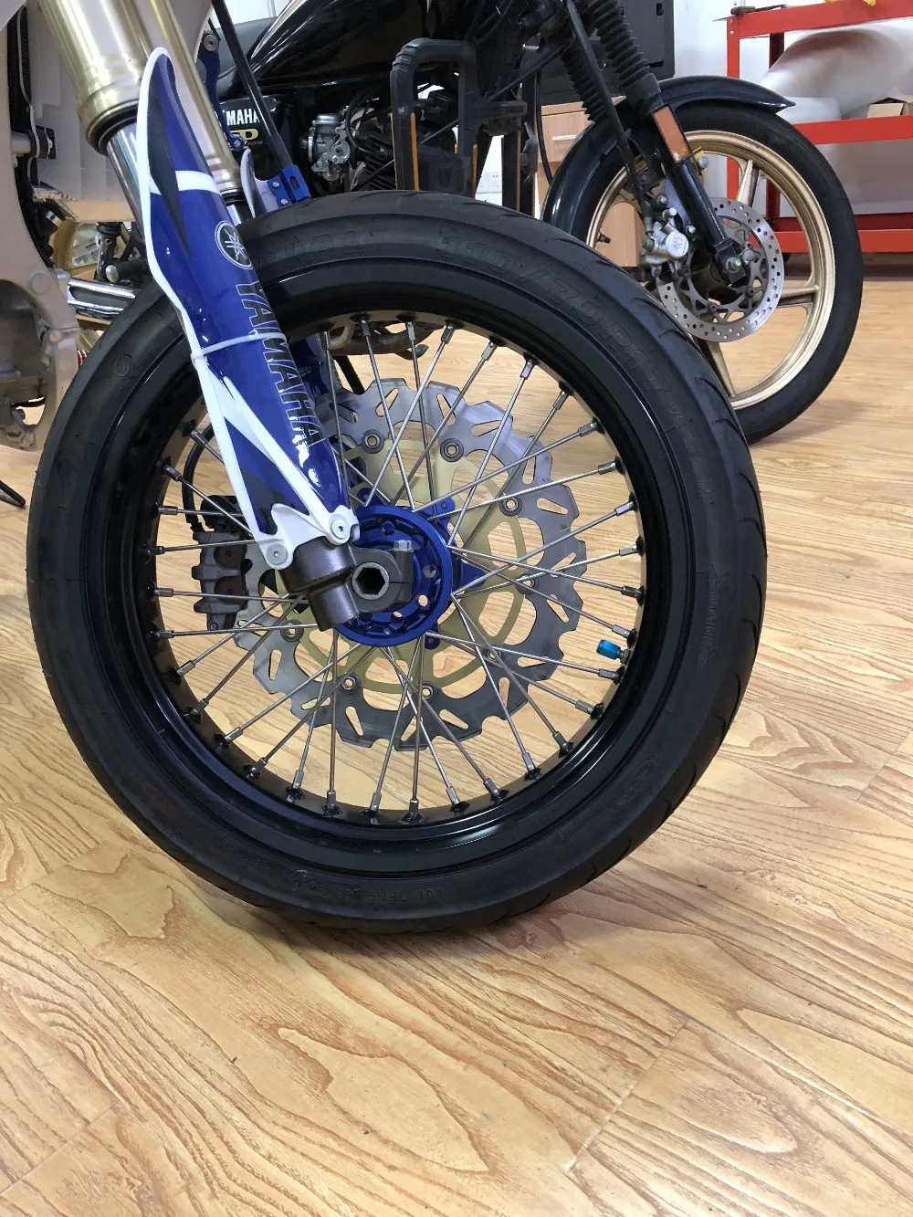 BIKINGBOY YZF 250 YZ-F 450 YZ250F YZ450F 09 10, 12, 13, 14, 15, 16, 17, 18, 19, обод колеса концентратора 3,5 4,25 1" тормозные диски кронштейн Супермото