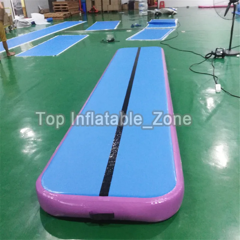 Гимнастический коврик с насосом надувная воздушная дорожка прыгающий воздушный