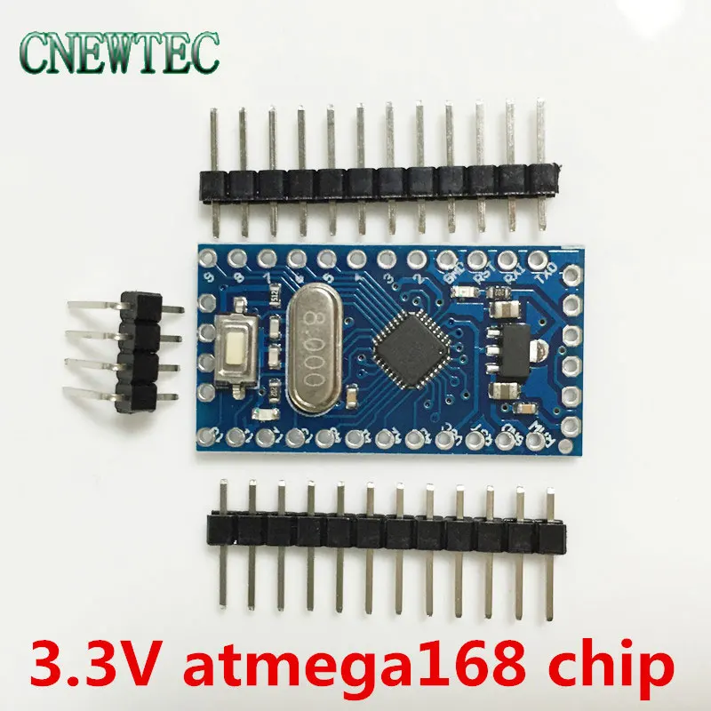 10 шт. pro mini atmega168 Pro Mini 168 ATMEGA168 3 В/8 МГц для Arduino | Электронные компоненты и