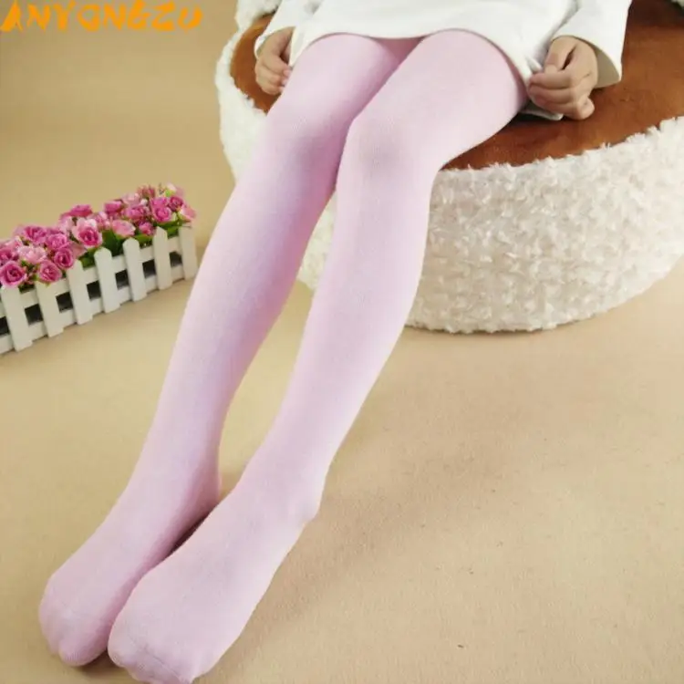 

Хлопковые кружевные леггинсы для девочек 2 шт./лот Anyongzu, подходят к чистым детским цветным колготкам