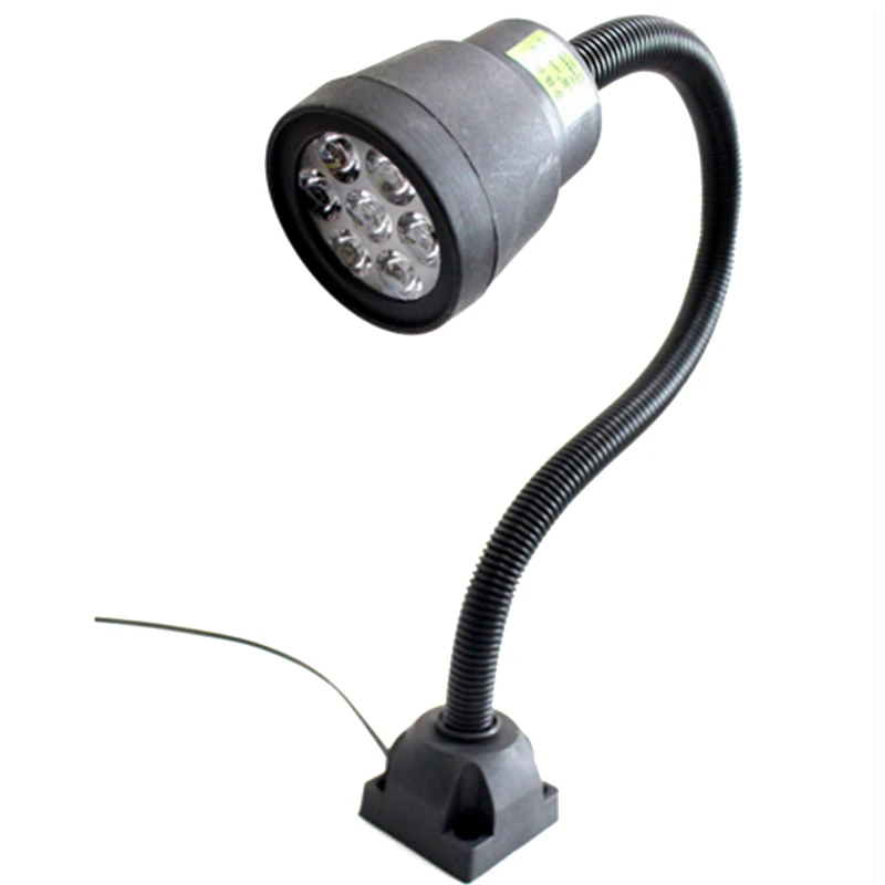 

7W LED Machine Work Light 24V 36V 110V 220V Punch Hose Lighting Lamp 360 Degrees Light Pole Magnetic CNC Lathe Lamp 6000-6500K
