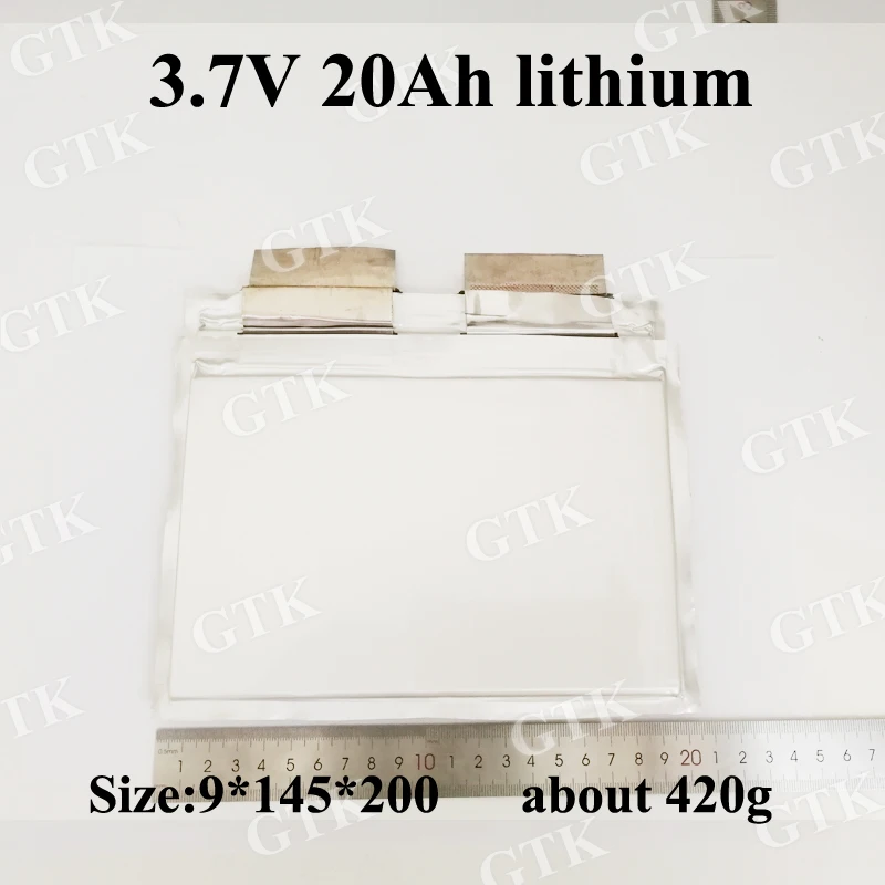 4 шт. литиевая 3 7 В 20Ah lipo ячейка с высоким током 100A батарея 22ah для diy солнечной