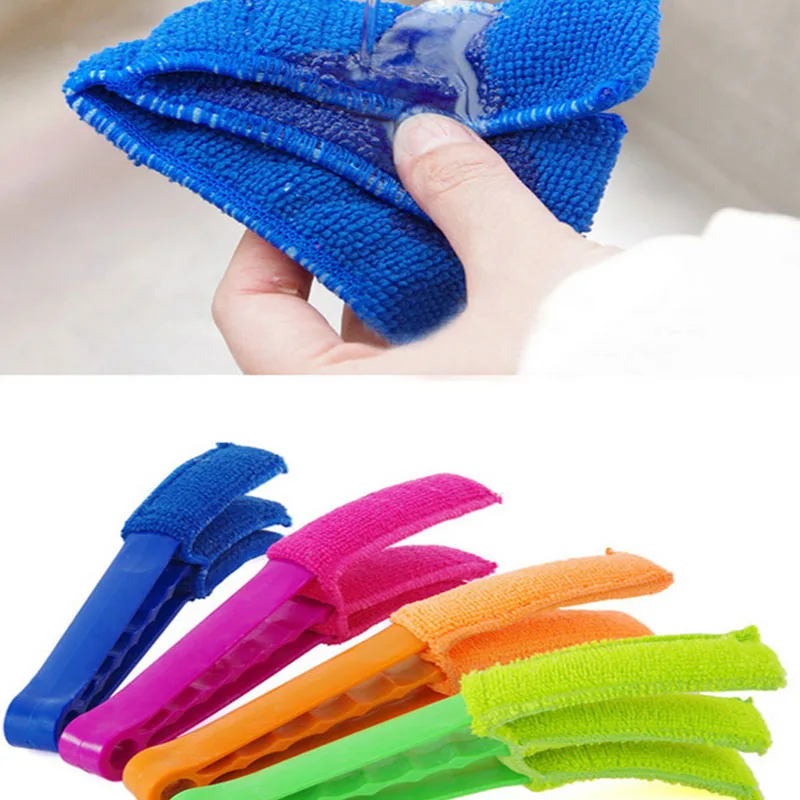 Слепых очистки 3-лезвия Жалюзи Кисть Очиститель кондиционеров затвора Главная