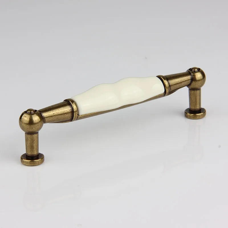 96 мм керамические ручки для шкафов 3 75 &quotантичный латунный комод кухонный шкаф