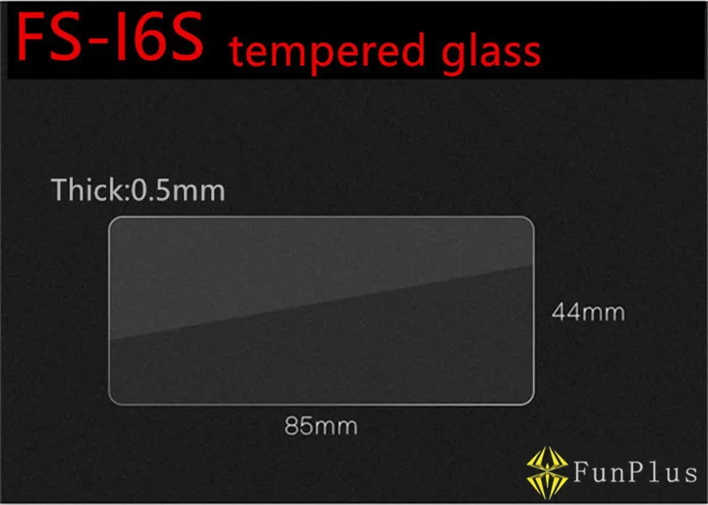 FS-I6S HD Пульт дистанционного управления закаленное стекло ЖК-экран Защитная