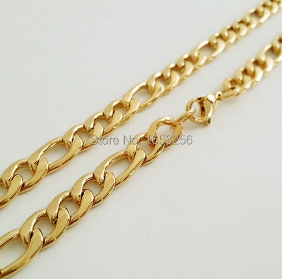 

Цепочка NK Figaro Мужская, из нержавеющей стали, 7 мм, 21,6 дюйма