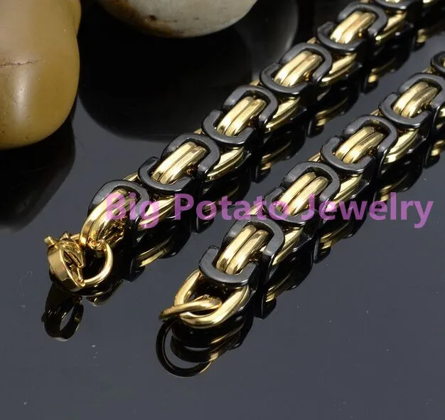 Бесплатная доставка модная Византийская цепочка 8 мм новейшего дизайна мужское