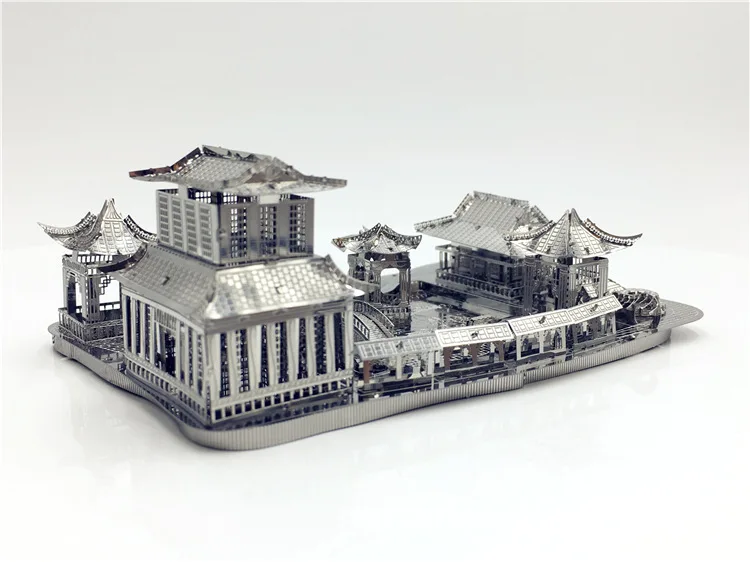 3D Трехмерная металлическая головоломка Китай Сучжоу сад ручная сборка