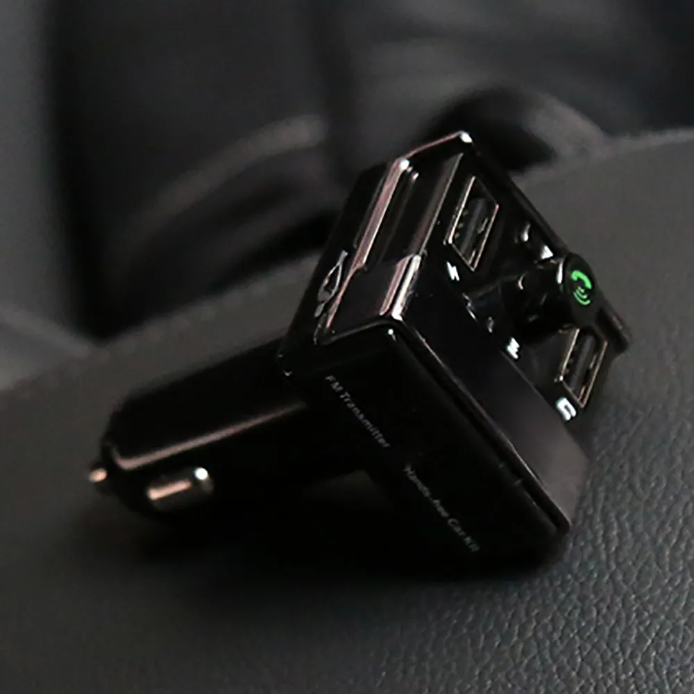 Беспроводной Bluetooth автомобильный комплект MP3-плеер FM передатчик модулятор USB SD ЖК дисплей удаленного челнока 171219