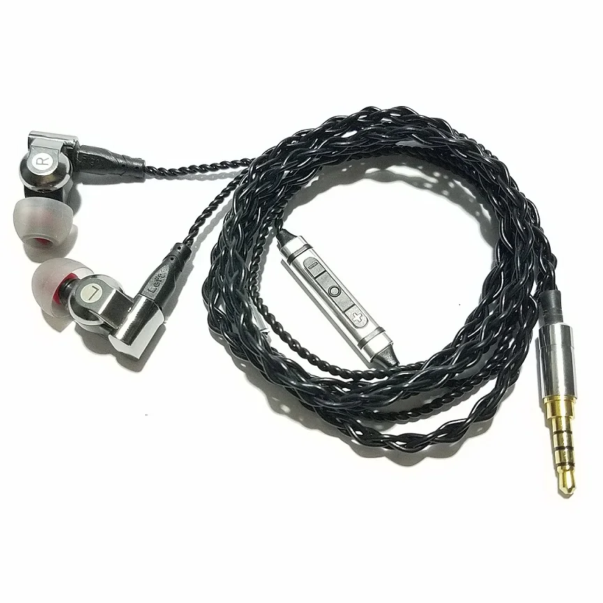 BLACK MIC 3 SENFER XBA 6в1 гибридные Графен динамические Ноулз сбалансированные арматурные наушники в ухо DJ HIFI монитор IEM с MMCX K3003 K2 SE846 - Цвет: BLACK MIC 3