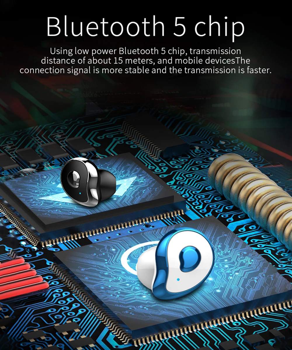 TWS bluetooth 5,0, водонепроницаемые стерео наушники, беспроводная гарнитура с зарядным устройством, спортивные наушники для samsung galaxy buds, смартфон