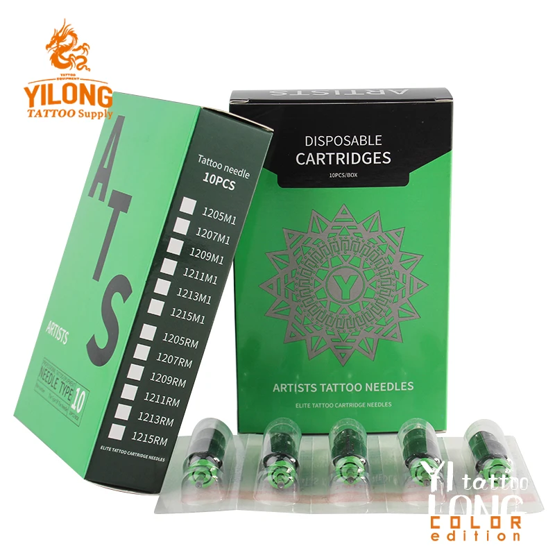Одноразовые картриджи для тату-машинки 10 шт. | Красота и здоровье