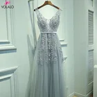 Белое длинвечерние платье в пол, 12 цветов, с аппликацией цветов, для свадьбы, без рукавов
