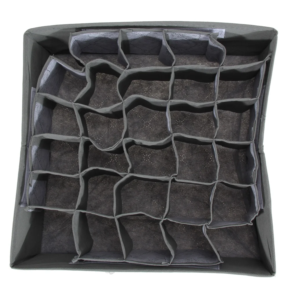 30 ячеек бамбуковая коробка для хранения древесный уголь Складная Коробка