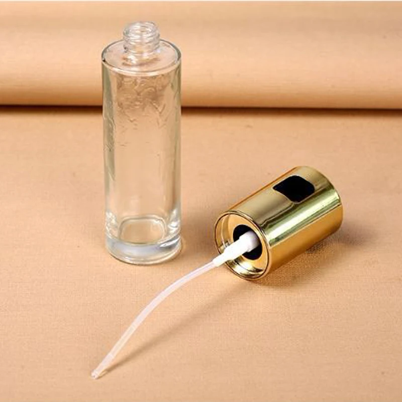 Стеклянный распылитель оливкового масла пустая бутылка для уксуса диспенсер