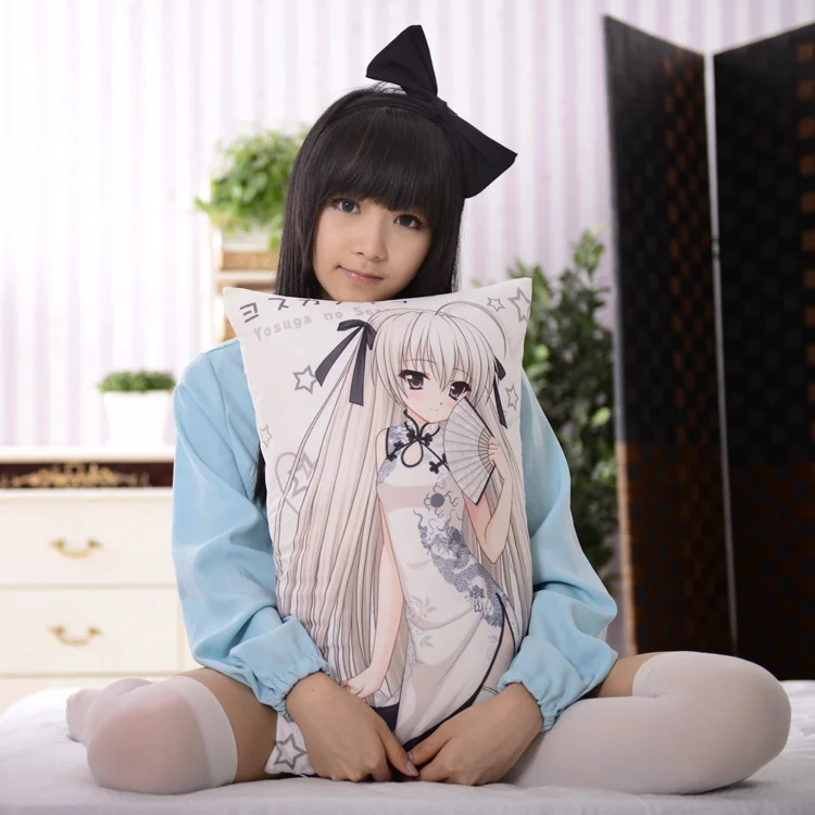 Подушка для обнимания аниме Yosuga No Sora подушка тела Otaku плюшевая холщовая ткань в 2