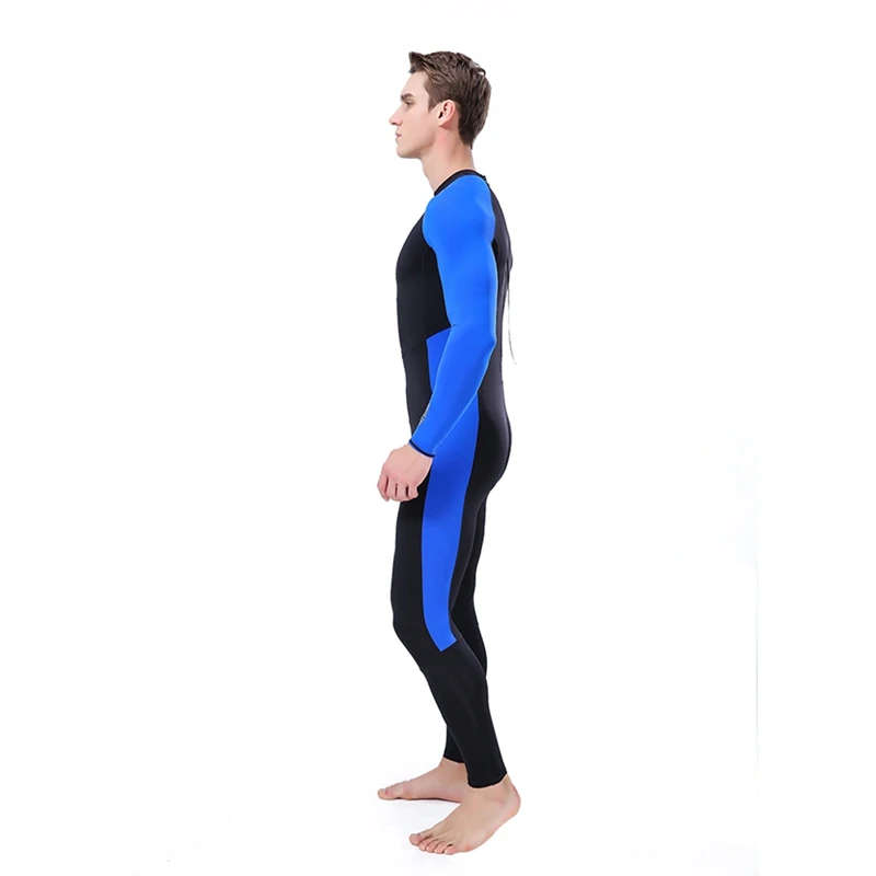 Men's Thin Sweat-absorbent And Quick-drying Swimsuit One-piece Waterproof Sunscreen Surf Diving Suit Swimsuit