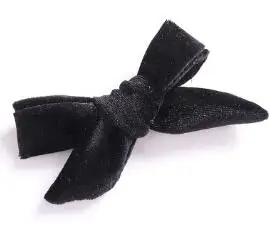 black Новое поступление, детские бархатные заколки с бантом для волос, модные заколки для девочек, милые аксессуары для волос в Корейском стиле, милые головные уборы - Цвет: black