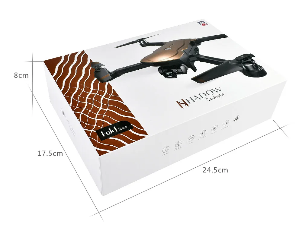 CG033 бесщеточный Квадрокоптер 2,4G FPV Wifi HD камера gps удержание высоты Дрон для нового прибытия
