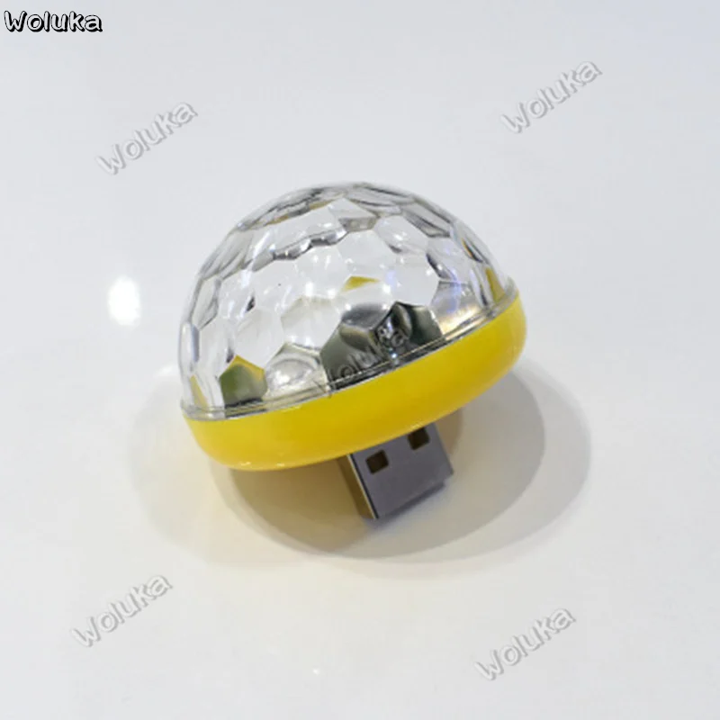 Маленький волшебный шар света RGB мобильный телефон usb Кристалл Волшебный