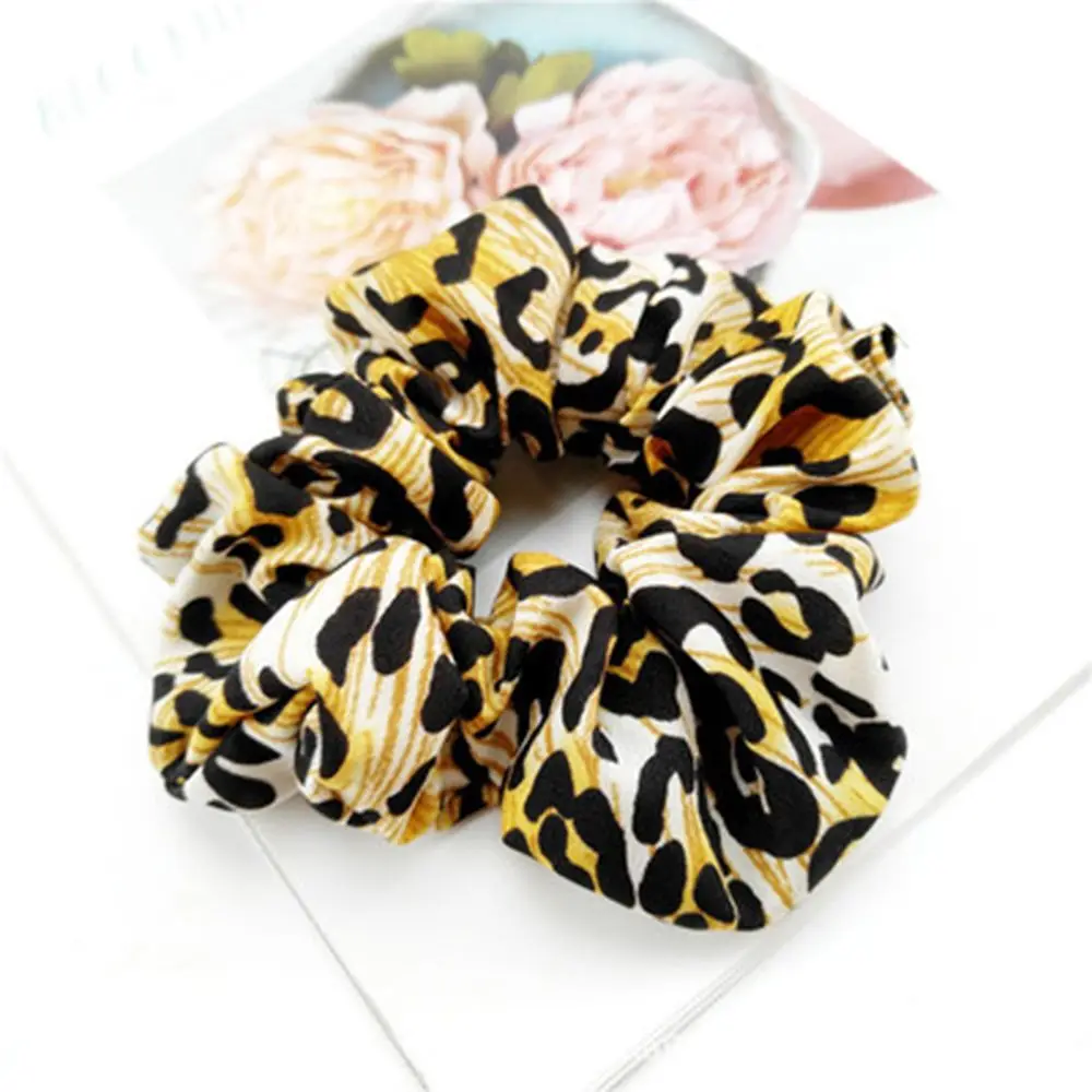 1 шт. женская элегантная эластичная лента для волос леопардовой расцветки