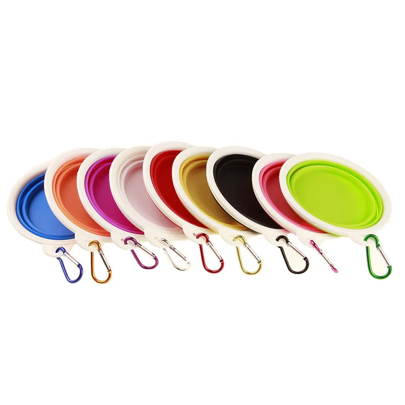 450ML/1000ML Folding TPR Dog Bowl Outfit Portable Travel For Feeder Utensils Small Medium Bowls Pet Accessories | Дом и сад