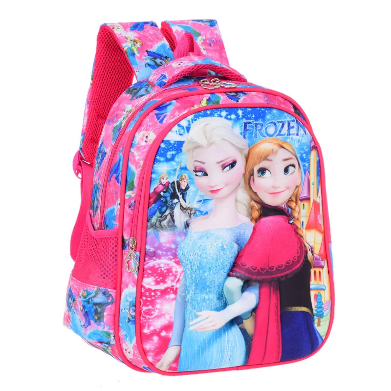 Disney princess милый рюкзак для девочек с изображением героев мультфильма «Холодное сердце», сумка для девочек с изображением Эльзы, Детская сумка для девочек, школьная сумка для книг