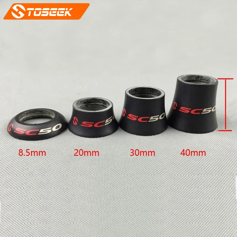 Полное углеродное волокно руль для велосипеда прокладки mtb велосипедная шайба с